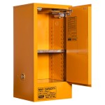 ORGANIC PEROXIDE CABINET 60LTR 1 DOOR 2 SHELF PRATT