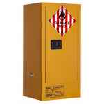 CLASS 4 DANGEROUS GOODS 60LTR CABINET 1 DOOR 2 SHELF PRATT