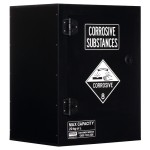 POLY CORROSIVE CABINET 20LTR 1 DOOR 1 SHELF PRATT