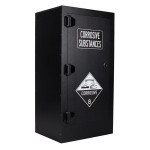 POLY CORROSIVE CABINET 80LTR 1 DOOR 2 SHELF PRATT