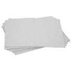 ABSORBENT PAD WHITE OIL & FUEL ONLY 300GSM PACK 10 PRATT