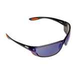 SAFETY GLASSES SWITCH ANTI SCRATCH & FOG BLUE MIRROR LENS