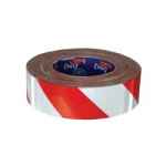 HAZARD TAPE REFLECTIVE SELF ADHESIVE RED / WHITE 50MM X 50M