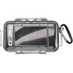 PELICAN No. 1015 MICRO CASE - CLEAR WITH BLACK