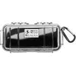 PELICAN No. 1030 MICRO CASE - CLEAR WITH BLACK