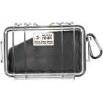 PELICAN No. 1040 MICRO CASE - CLEAR WITH BLACK