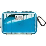 PELICAN No. 1040 MICRO CASE - CLEAR WITH BLUE