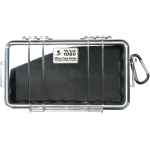 PELICAN No. 1060 MICRO CASE - CLEAR WITH BLACK