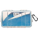 PELICAN No. 1060 MICRO CASE - CLEAR WITH BLUE