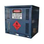 GAS CYLINDER STORAGE CAGE SUIT 6 X 18KG T LPG CYLINDERS INCLUDES SIGNA