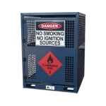 GAS CYLINDER STORAGE CAGE SUIT 4 X 18KG T LPG CYLINDERS INCLUDES SIGNA