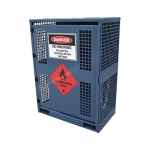 GAS CYLINDER STORAGE CAGE SUIT 2 X 18KG T LPG CYLINDERS INCLUDES SIGNA