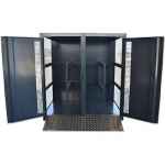 GAS CYLINDER STORAGE CAGE SUIT 12 X S CYLINDERS INCLUDES RAMP SIGNAGE & CHAIN