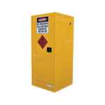 SAFETY / STORAGE INDOOR CABINET CLASS 3 FLAMMABLE LIQUIDS 250L C/W DRUM ROLLER BASE