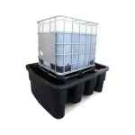BUND IBC SINGLE BLACK POLYETHYLENE 190 X 150 X 75CM 1150L DBSIBC