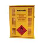 AEROSOL STORAGE CAGE POWDER COATED STEEL 132-180 CANS