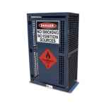 GAS CYLINDER STORAGE CAGE SUIT 8 X 9KG P LPG CYLINDERS INCLUDES SIGNAG