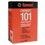 CHEMSET 101 INJECTION SYSTEM KIT 2 X 380ML CARTRIDGES C/W 4 NOZZLES RAMSET