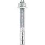 TRUBOLT STUD ANCHOR STAINLESS STEEL C/W NUT & WASHER M10 X 75