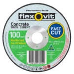 CUT OFF WHEEL FLAT MASONRY G/P 100 X 3.2 X 16.0MM FLEXOVIT