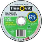 CUT OFF WHEEL FLAT MASONRY G/P 125 X 3.2 X 22.2MM FLEXOVIT