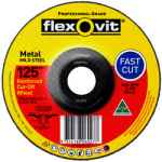 CUT OFF WHEEL D/C METAL G/P 125 X 3.4 X 22.2MM FLEXOVIT