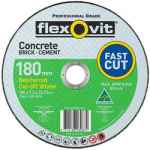 CUT OFF WHEEL FLAT MASONRY G/P 180 X 3.2 X 22.2MM FLEXOVIT