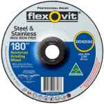 GRINDING DISC D/C S/STEEL IRON FREE 180 X 6.8 X 22.2MM FLEXOVIT