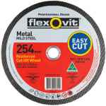 CUT OFF WHEEL FLAT METAL HIGH SPEED 406 X 4.0 X 25.4MM FLEXOVIT