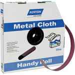 ABRASIVE CLOTH HANDY ROLL METALITE K283 50MM X 50M 40 GRIT