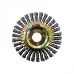 BRUSH WHEEL PIPELINE TWIST KNOT 125MM X 6MM X 22MM 26G TAIPAN
