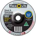 CUT OFF WHEEL D/C S/STEEL MEGA INOX 230 X 1.9 X 22.2MM FLEXOVIT