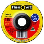 CUT OFF WHEEL D/C METAL G/P 115 X 3.4 X 22.2MM FLEXOVIT
