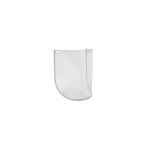 VISOR FLARED 1MM POLYCARB 250MM X 400MM (VV925)