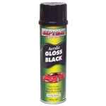 SEPTONE ACRYLIC PAINT GLOSS BLACK AEROSOL 400G