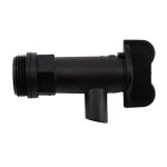 BLACK DRUM TAP FOR 20 OR 25L CUBES (3/4inch BSP)