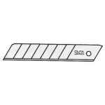 BLADES 9MM BLACK SNAP-OFF PACK 10 OLFA