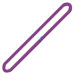 SLING ROUND PURPLE 1T X 1M