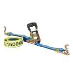 RATCHET TIE DOWN ASSY BLACK HD 35MM X 6M 1.5T