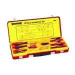 SCREWDRIVER SET ERGONOMIC 10 PIECE SIDCHROME