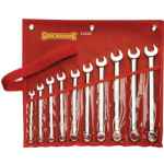 SPANNER SET COMBINATION ROE METRIC 10 PIECE SCMT22208 SIDCHROME