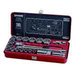 SOCKET SET 21 PIECE 1/2DR AF 21 PCE SIDCHROME