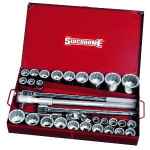 SOCKET SET 3/4DR AF METRIC 32 PCE SIDCHROME
