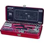 SOCKET SET 1/4 & 3/8DR AF METRIC 38 PCE SIDCHROME
