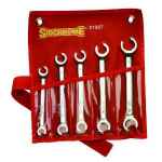 SPANNER SET FLARE NUT METRIC 5 PIECE SIDCHROME