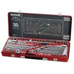 SOCKET & SPANNER SET METRIC & AF 60 PCE SIDCHROME