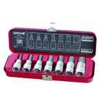INHEX SOCKET SET 1/2DR METRIC 7 PCE SIDCHROME