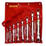 SPANNER SET RING OFFSET IMPERIAL 8 PIECE SIDCHROME