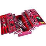 TOOL KIT MET/AF 136PCE IN 5 TRAY CANTILEVER TOOL BOX 10136