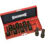 INHEX IMPACT SOCKET SET METRIC 1/2DR 9 PCE SIDCHROME